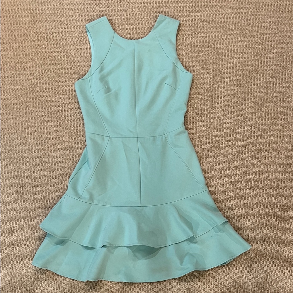 Adelyn Rae XS Mint Green Ruffle Dress Sleeveless Layered Spring Summer